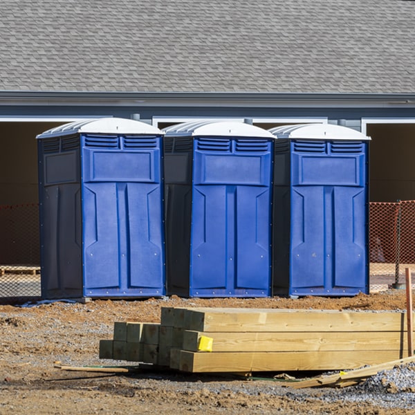 are there any restrictions on where i can place the porta potties during my rental period in Muncie Indiana